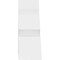 Ekena Millwork Saratoga Architectural Grade PVC Gable Bracket, 36"W x 16 1/2"H x 6"D x 6"F, 11/12 Pitch GBP036X17X0606SAR00 - alternate 2